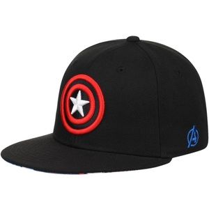 Marvel Youth 60th Anniversary Comic UV Adjustable
Snapback Flat Bill Cap blk